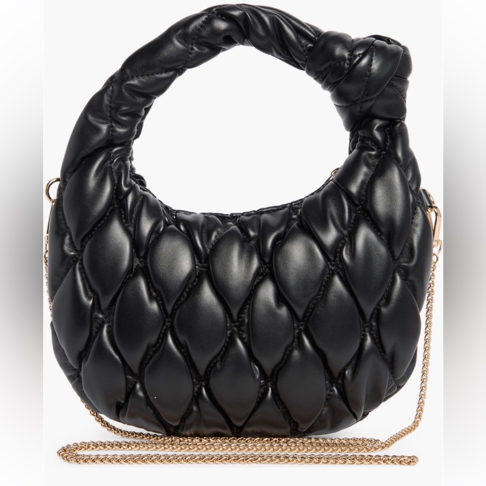 New with tag Urban Expressions Black Quilted  with chain crossbody bag